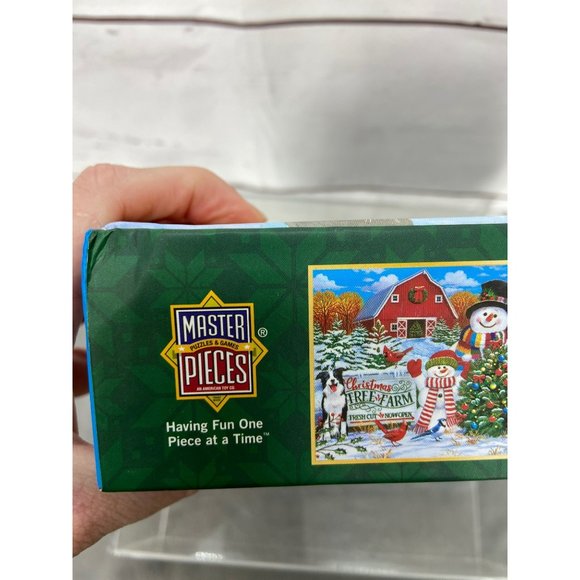 Season's Greetings Christmas‎ Tree Farm 1000 Piece Jigsaw Puzzle - Picture 6 of 13